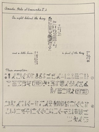 Le temple d'Amada. Cahier V: Les inscriptions historiques.[newline]M10596a-06.jpeg