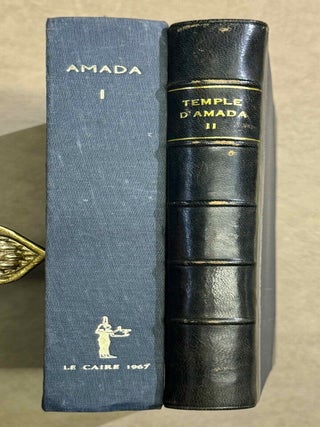 Item #M10596b Le temple d'Amada. Cahier I: Architecture. Cahier II: Description...