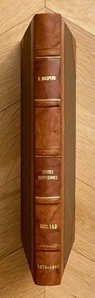 Item #M1059a Etudes égyptiennes. Tome I. Fasc. 1: Romans et poésies du papyris Harris n°500...[newline]M1059a-00.jpeg