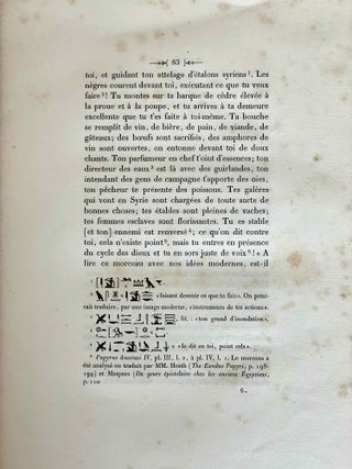 Etudes &eacute;gyptiennes. Tome I, fasc. 2: Etude sur quelques peintures et sur quelques textes relatifs aux fun&eacute;railles (pp. 81-194). Le conte d'Apopi et de Soknounri (pp. 195-216).. Cours du Coll&egrave;ge de France. Mars-juin 1878. D&eacute;cembre-juin. Novembre-d&eacute;cembre 1879.[newline]M1060b-05.jpeg