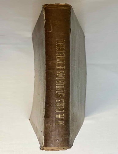 Item #M10616 Textes relatifs au mythe d'Horus recueillis dans le temple d'Edfou et pr&eacute;c&eacute;d&eacute;s d'une introduction. NAVILLE Edouard.