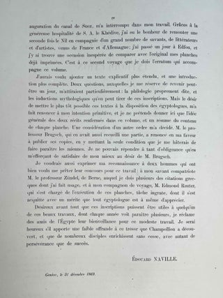 Textes relatifs au mythe d'Horus recueillis dans le temple d'Edfou et précédés d'une introduction