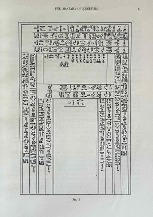 Excavations at Saqqara. Vol. I: The Mastaba of Neb-Kaw-Her. Vol. II: Mastabas of Ny-ankh-Pepy and Others. Vol. III: Mastabas of Princess Hemet-Re and Others. Re-edited by Zaky Iskander. (complete set)