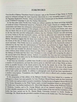 Scrolls of Bishop Timotheos. Two Documents from Mediaeval Nubia.[newline]M10625a-02.jpeg