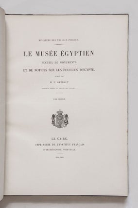 Le Musée Égyptien. Recueil de monuments et de notices sur les fouilles d’Égypte. Tome I (complete)[newline]M1063-02.jpg