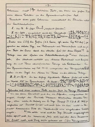 &Uuml;ber die in einem sp&auml;thieratischen Papyrus des Berliner Museums erhaltenen Pyramidentexte (thesis / dissertation manuscript)[newline]M10634-04.jpeg
