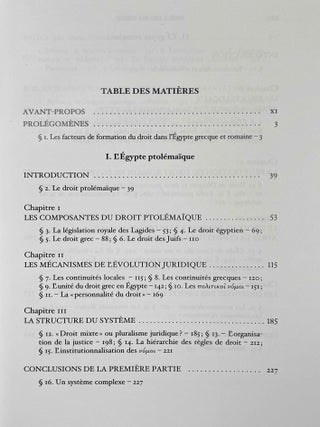 Loi et coutume dans l'Egypte grecque et romaine