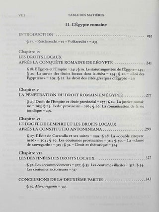 Loi et coutume dans l'Egypte grecque et romaine