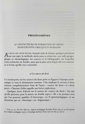 Loi et coutume dans l'Egypte grecque et romaine