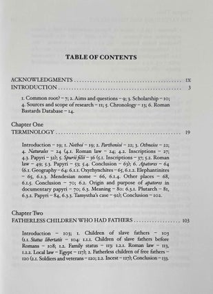 Bastards in Egypt. Social and Legal Illegitimacy in the Roman Era.