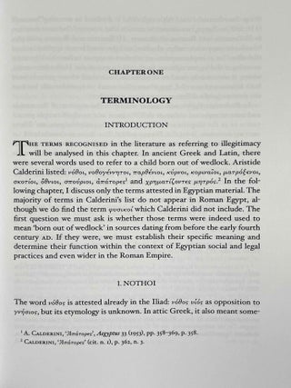 Bastards in Egypt. Social and Legal Illegitimacy in the Roman Era.