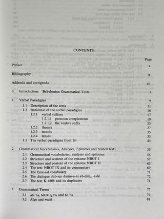 Sumerian Grammar in Babylonian Theory