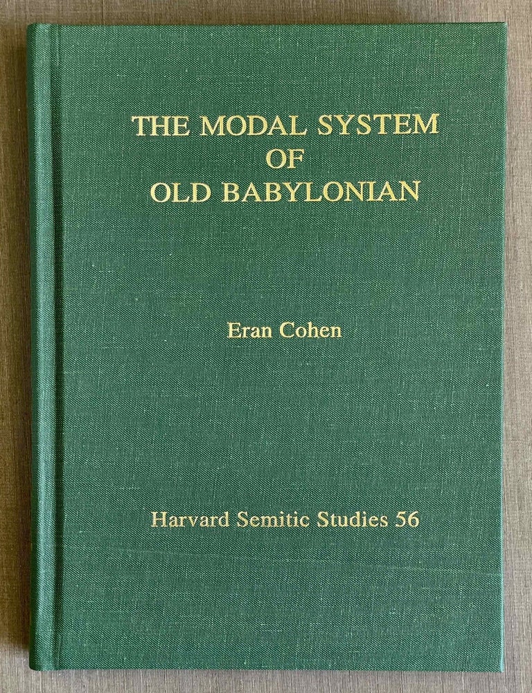 Item #M10661 The modal system of Old Babylonian. COHEN Eran.