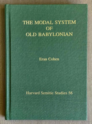 Item #M10661 The modal system of Old Babylonian. COHEN Eran