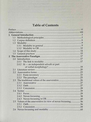 The modal system of Old Babylonian