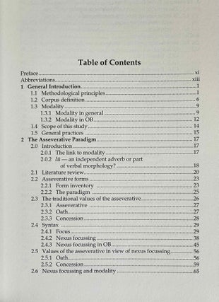 The modal system of Old Babylonian