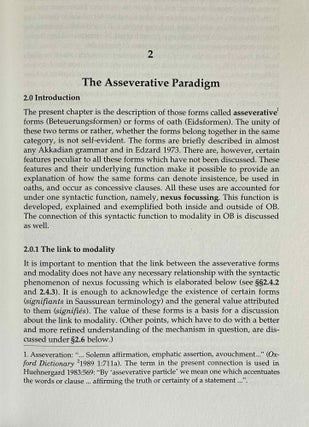The modal system of Old Babylonian