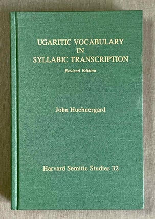 Item #M10662 Ugaritic vocabulary in syllabic transcription. HUEHNERGARD John