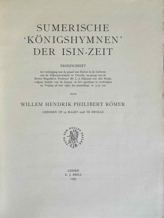 Sumerische 'Königshymnen' der Isin-Zeit