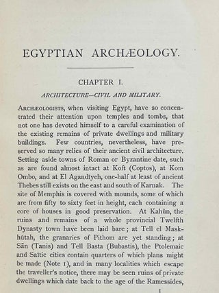Manual of Egyptian Archaeology and Guide to the Study of Antiquities in Egypt. For the Use of Students and Travellers.[newline]M1069a-09.jpeg