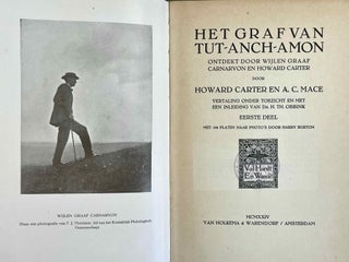 Het graf van Tut-Anch-Amon. Ontdekt door wijlen graaf Carnarvon en Howard Carter. 2 volumes (complete set)