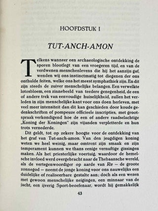 Het graf van Tut-Anch-Amon. Ontdekt door wijlen graaf Carnarvon en Howard Carter. 2 volumes (complete set)