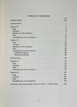 Historical prism inscriptions of Ashurbanipal. Vol. I: Editions E, B1-5, D, and K.