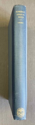 Item #M10710 Sumerian Lexical Texts from the Temple School of Nippur. CHIERA Edward