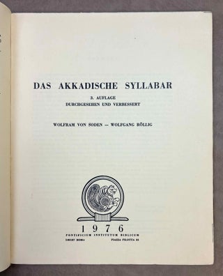 Das akkadische Syllabar