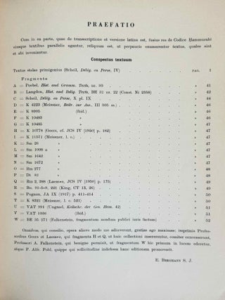 Codex Hammurabi. Textus Primigenius. Parts 1 & 2 (originals) + Vocabularium (in XEROX).[newline]M10732a-03.jpeg