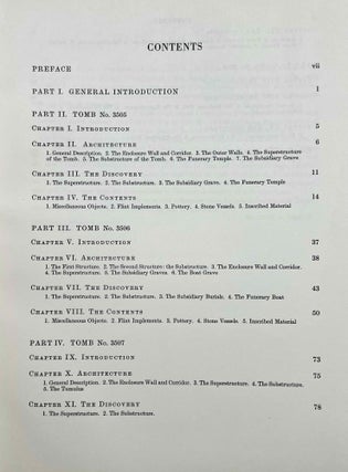Great tombs of the First Dynasty. Vol. III.