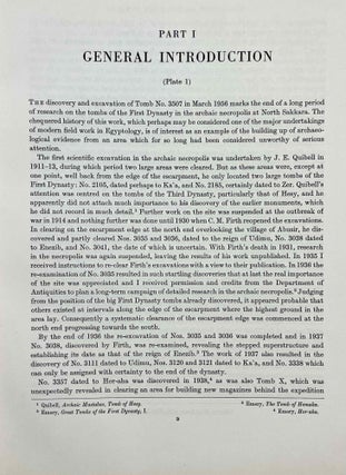 Great tombs of the First Dynasty. Vol. III.