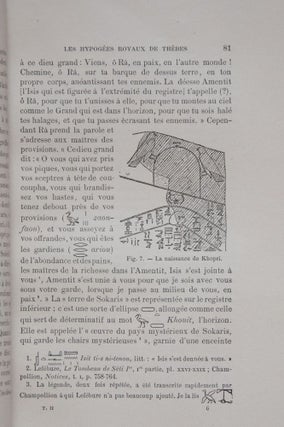 Etudes de mythologie et archéologie égyptienne. Tome I à VIII (complete set)
