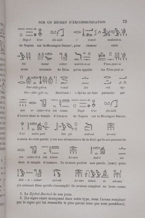 Etudes de mythologie et archéologie égyptienne. Tome I à VIII (complete set)[newline]M1076-10.jpg
