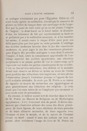 Etudes de mythologie et archéologie égyptienne. Tome I à VIII (complete set)