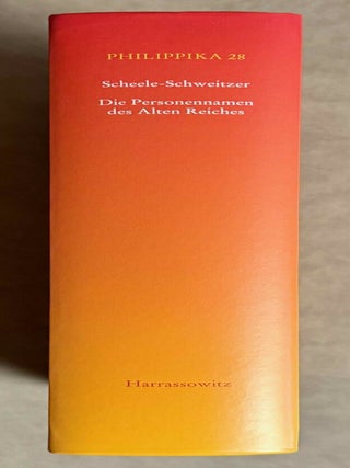 Die Personennamen des Alten Reiches. Alt&auml;gyptische Onomastik unter lexikographischen und sozio-kulturellen Aspekten.[newline]M10777-01.jpeg