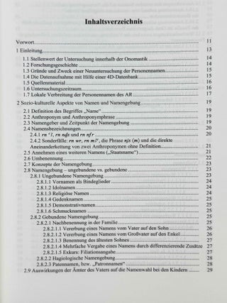 Die Personennamen des Alten Reiches. Alt&auml;gyptische Onomastik unter lexikographischen und sozio-kulturellen Aspekten.[newline]M10777-03.jpeg