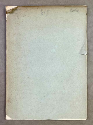 Item #M1080c Notes sur la grammaire &eacute;gyptienne de M.A. Erman. MASPERO Gaston[newline]M1080c-00.jpeg