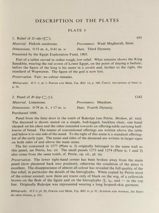 Hieroglyphic texts from Egyptian stelae in the British Museum. Volumes II-VIII (XEROX)[newline]M10818a-03.jpeg