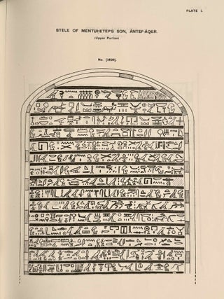 Hieroglyphic texts from Egyptian stelae in the British Museum. Volumes II-VIII (XEROX)[newline]M10818a-12.jpeg