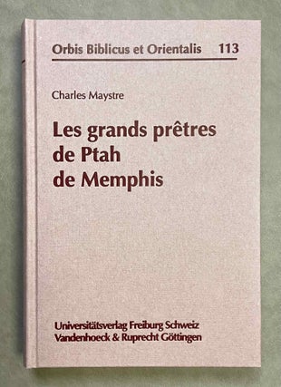 Item #M1085a Les grands prêtres de Ptah de Memphis. MAYSTRE Charles[newline]M1085a-00.jpeg