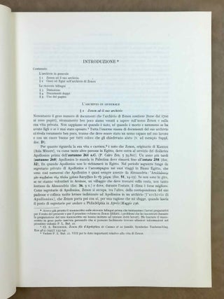 Greek and demotic texts from the Zenon archive. Vol. I: Text. Vol. II: Plates (complete set)[newline]M10868-04.jpeg