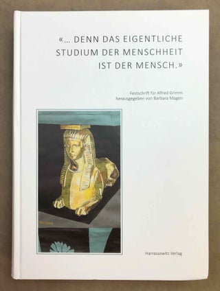Item #M10881 "Denn das eigentliche Studium der Menschheit ist der Mensch." Beiträge...