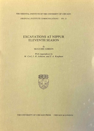 Item #M10921 Excavations at Nippur. Eleventh season. GIBSON McGuire