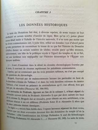 Le grand texte des donations au temple d'Edfou