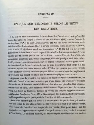 Le grand texte des donations au temple d'Edfou