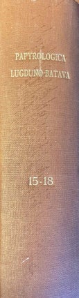 Item #M10930 Set of 4 volumes in the Papyrologica Lugduno-Batava series (15-18). 1) Chronologie...