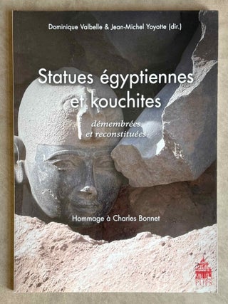 Item #M10934a Statues &eacute;gyptiennes et kouchites d&eacute;membr&eacute;es et reconstitu&eacute;es. Hommage &agrave;...