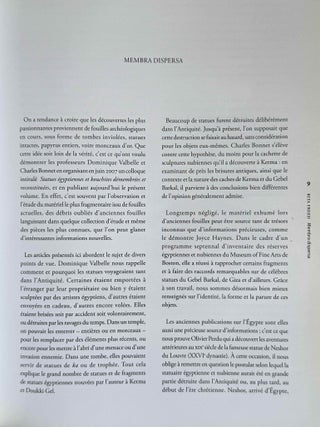 Statues &eacute;gyptiennes et kouchites d&eacute;membr&eacute;es et reconstitu&eacute;es. Hommage &agrave; Charles Bonnet.