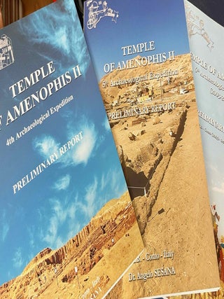 Item #M10986 Set of 3 preliminary reports. 4th Archaeological expedition on the area of the...[newline]M10986-00.jpeg